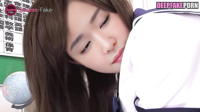 Fake Yui Aragaki was fucked right on the table / あらがき ゆい 本物の偽物 [PREMIUM]