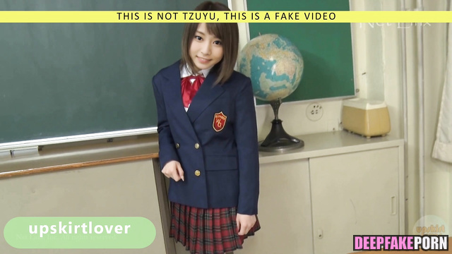 つうぃ Tzuyu teaches how to make woman cum deepfake ディープフェイク TWICE トゥワイス