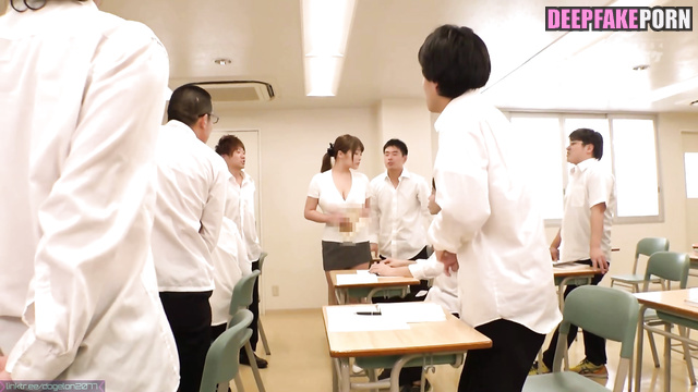 Dissolute teacher sucked cocks to students, Karina ai (카리나 에스파) [PREMIUM]