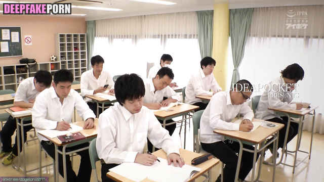Brunette loves sex in library - fake Hyewon (アイズワン セレブのセックス) [PREMIUM]