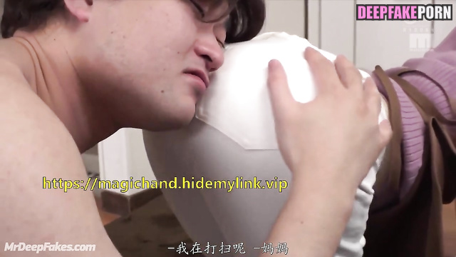 AI Chen Yuqi has red panties under her pants (陈钰琪 深度伪造)