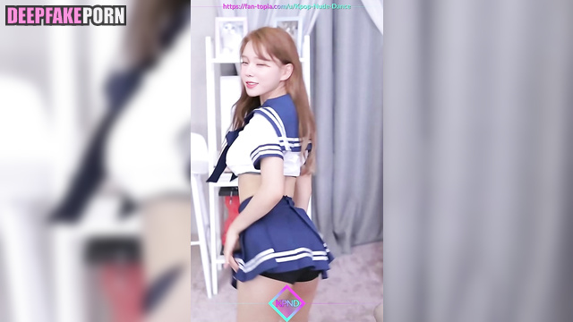 Babe dancing in schoolgirl uniform - 윈터 에스파 Winter in ai scenes [PREMIUM]