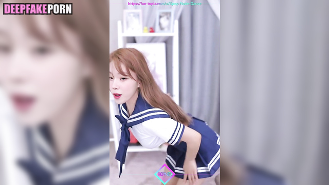 Babe dancing in schoolgirl uniform - 윈터 에스파 Winter in ai scenes [PREMIUM]