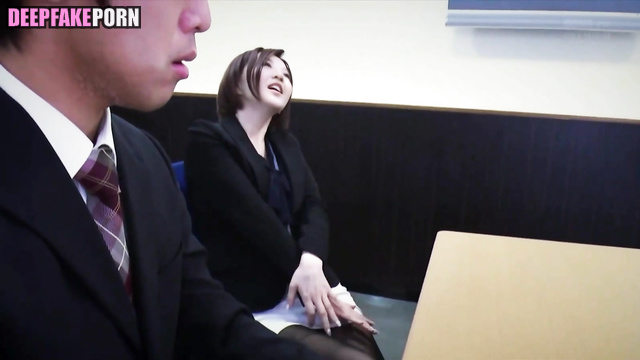 Secretary ordered colleague to make her cunni / A.I. Wang Ou (王鸥 真假) [PREMIUM]