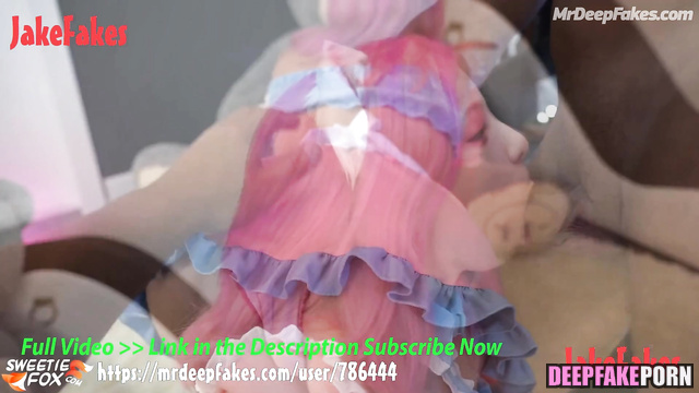 Cosplayer 로제 Rose hides butt plug under skirt BLACKPINK 블랙핑크 AI 인공 지능