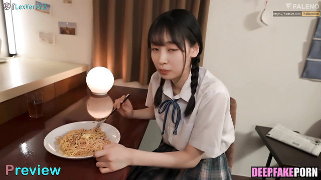 Sexy schoolgirl Arin made her first blowjob, pov sex tape (아린 오마이걸)