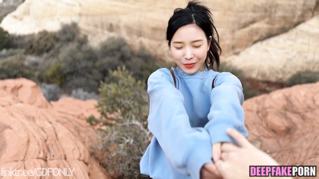 Fake IU (아이유 섹스 장면) got a fuck after masturbation in the car [PREMIUM]