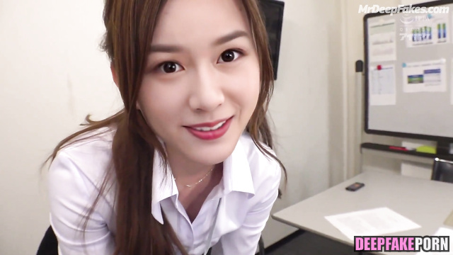 Fake Zhou Ye flirting with colleague at the office (周也 深度伪造视频)