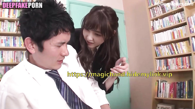 Hot sex games in the library - Zhang Zifeng ai scenes // 张子枫 名人性爱