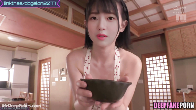 Young brunette enjoying adult game - Rei fakeapp (アイヴ ディープフェイクビデオ)