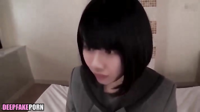 School slut makes brilliant blowjob - 渡邉美穂 日向坂46 Miho Watanabe [fakeapp]