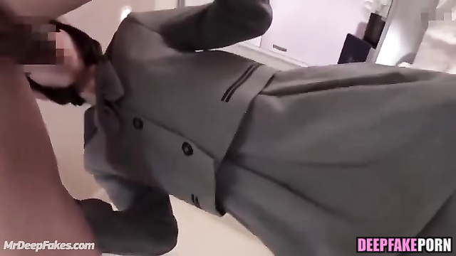 School slut makes brilliant blowjob - 渡邉美穂 日向坂46 Miho Watanabe [fakeapp]