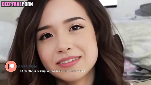 Sexy Pokimane telling you how she wants to saddle your big cock - A.I.