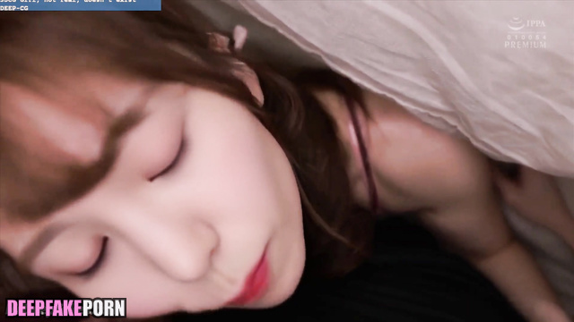 Harmless kissing under sheets / Yeji ITZY face swap / 예지 섹스 테이프