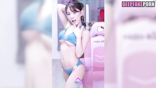Brunette danced just for fans (少女時代 ディープフェイクビデオ) fake Taeyeon [PREMIUM]