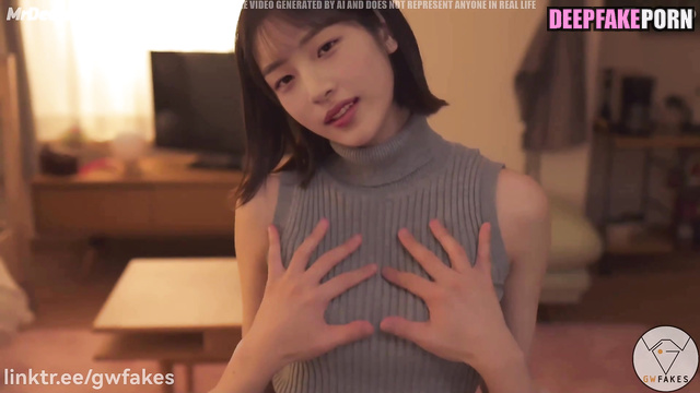 (ニュージーンズ セックスシーン) babe testing cock for the first time, Minji real fake