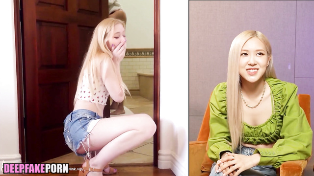 Skinny blonde wanna a huge cock, Rose (로제 블랙핑크) pov celebrity sex