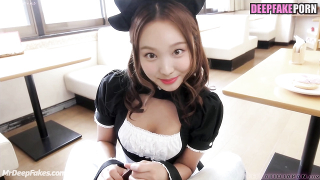 Sweet Nayeon [トゥワイス セックステープ] and sweaty cock inside her mouth / A.I.
