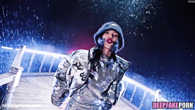 Fake Rose, Lisa, Jennie and Jisoo pmv porn / dp with blacks 리사 블랙핑크