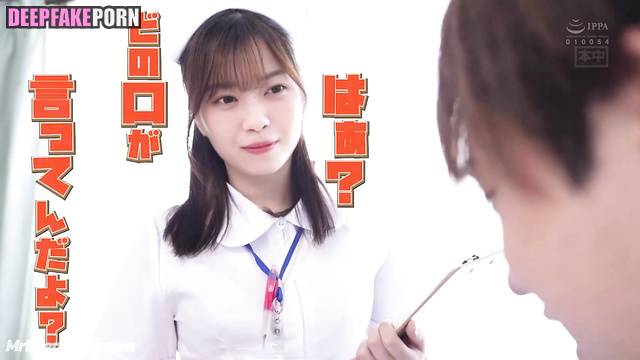 Pretty nurse Nanase Nishino 西野七瀬 乃木坂46 has her special sex technique, ai