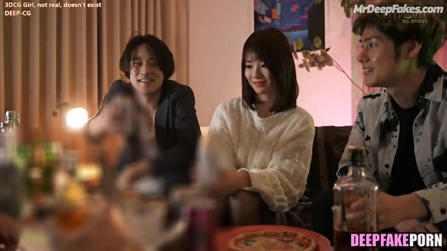 Too much alcohol for Karina 카리나 에스파 drunk babe was fucked in threesome ai