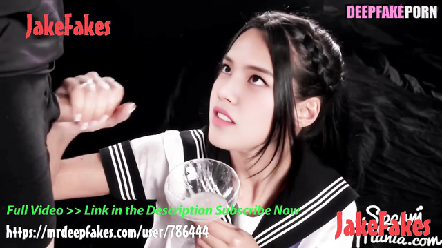 (지수 블랙핑크) Jisoo milking big dick // hot deepfake video