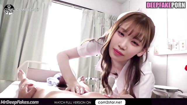 Sexy nurse wanna care of your cock / アイズワン セックスシーン fake Chaewon