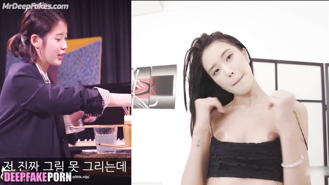 Big black cock is way too big for 아이유 IU's tight anal deepfake 딥페이크