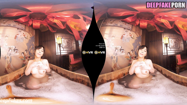 Fake IU (아이유 딥페이크 영상) pleasing ugly sugar daddy in jacuzzi