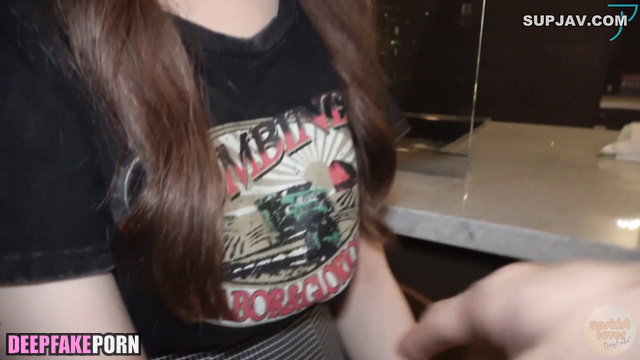 Cute teen fucked with teacher with a condom / fake Karina (카리나 에스파) [PREMIUM]