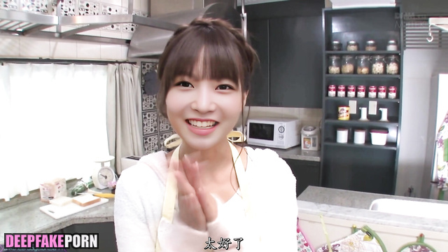 アイヴ 本物の偽物 pov blowjob at her huge, clean kitchen - ai housewife Rei [PREMIUM]