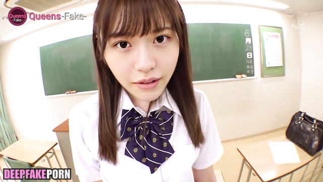 Japanese schoolgirl Asakura Yui 浅倉唯 本物の偽物 made a footjob in classroom [PREMIUM]