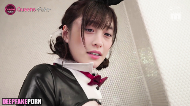Cute rabbit jumping on your cock (橋本 環奈 セックスシーン) Kanna Hashimoto A.I. [PREMIUM]