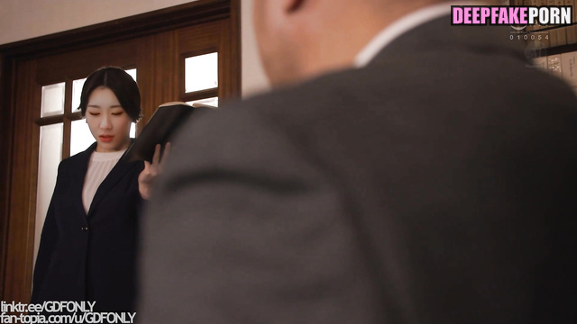 Blowjob after coffee break, sex scenes with Chaeryeong and boss 채령 딥페이크 [PREMIUM]