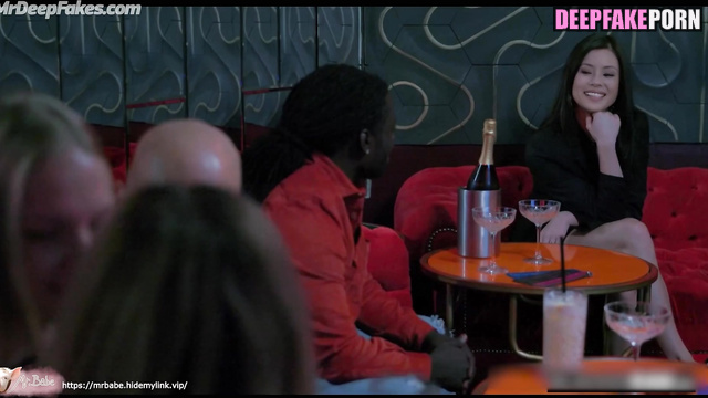 Interracial sex scenes with black guy from club (劉玉玲 名人性爱) hot Lucy Liu