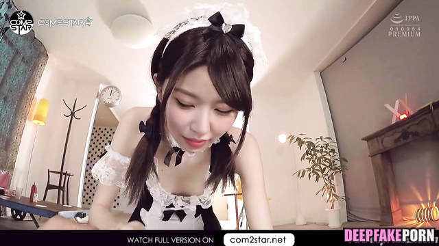 Tiny sexy housemaid making pov handjob (アイズワン セックスシーン) Sakura A.I.