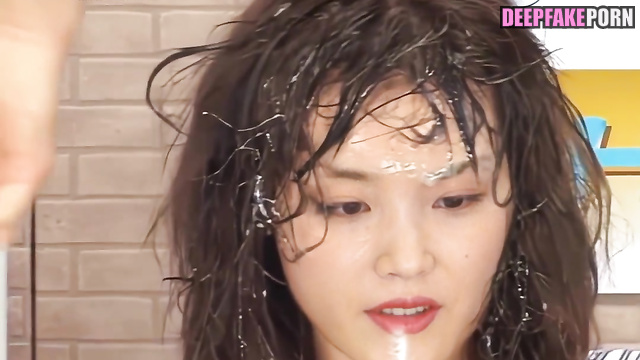 Bitch got a cum on her hair during the broadcast, IU fakeapp 아이유 진짜 가짜 [PREMIUM]