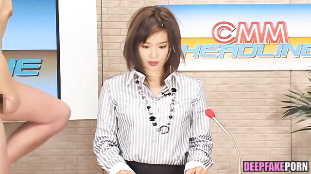 Bitch got a cum on her hair during the broadcast, IU fakeapp 아이유 진짜 가짜 [PREMIUM]