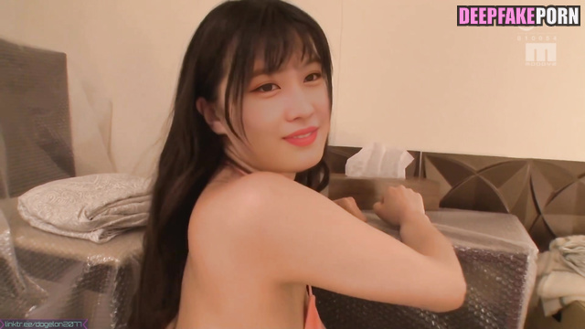 Brunette in bikini enjoying time with lover トゥワイス ディープフェイクビデオ Momo ai [PREMIUM]