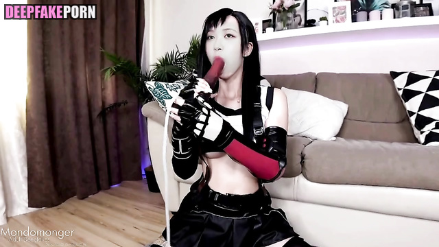 Anime bitch masturbating with dildo (로제 블랙핑크) Rose hot deepfake video [PREMIUM]