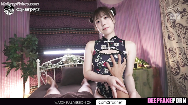 アイヴ ディープフェイクビデオ handjob in asian massage parlor / Wonyoung (real fake)