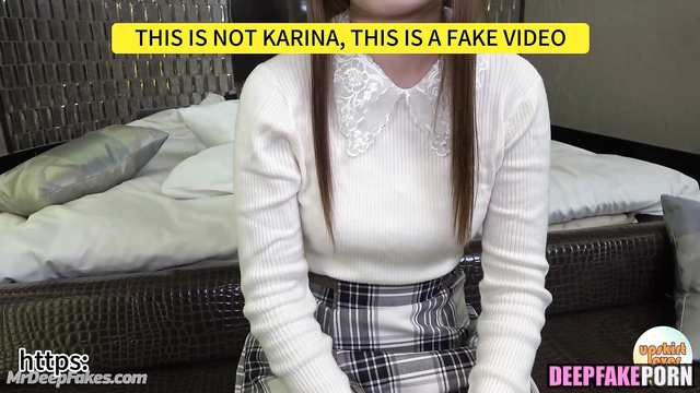 She loves sucking two cock at the same time [카리나 에스파] Karina face swap