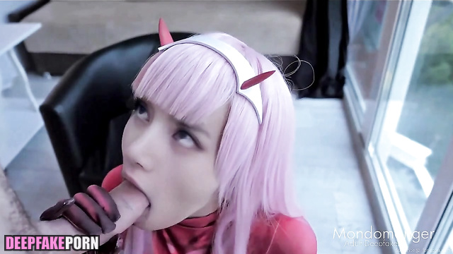 리사 블랙핑크 slutty girl enjoying strawberry lollipop inside her, fake Lisa [PREMIUM]