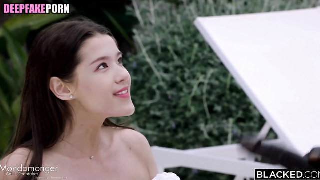 Asian beauty kissing handsome black guy (トゥワイス セックステープ) Sana real fake [PREMIUM]