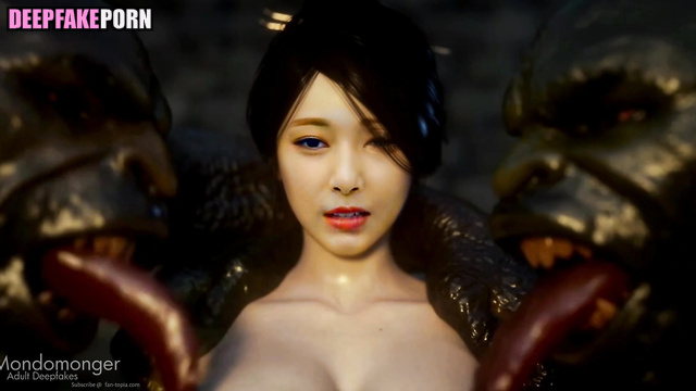 Nasty monsters fucked busty Tzuyu トゥワイス 本物の偽物 in wet hole (cartoon ai) [PREMIUM]