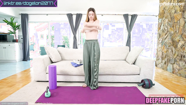 전소미 아이오아이 Somi adores naked yoga and fuck after / deepfake video