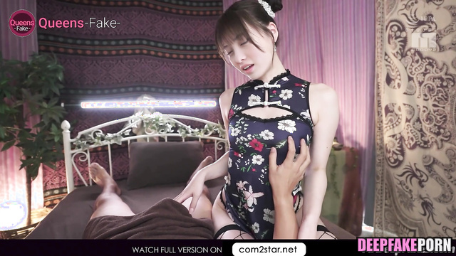 Erotic hand games in japanese salon, Kanna Hashimoto A.I. 橋本 環奈 セックスシーン