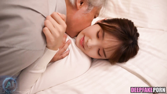 Stepgrandpa fucking his shy granddaughter IU (아이유 진짜 가짜) - face swap