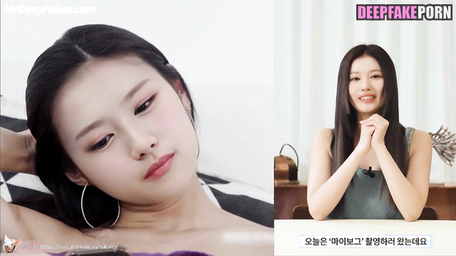 トゥワイス セックスシーン she woke you up with a blowjob - Sana morning deepfake porn