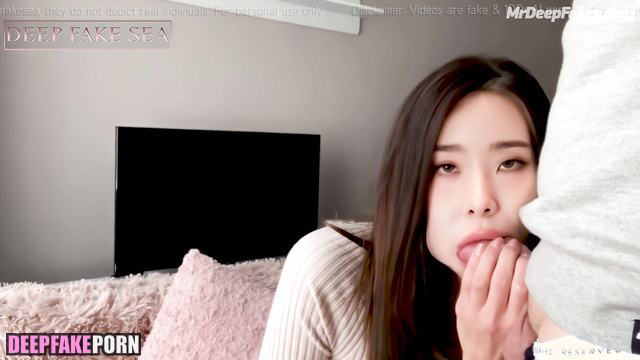 Pretty FreeZia (지아 진짜 가짜) does not want to suck a cock, but does it - ai